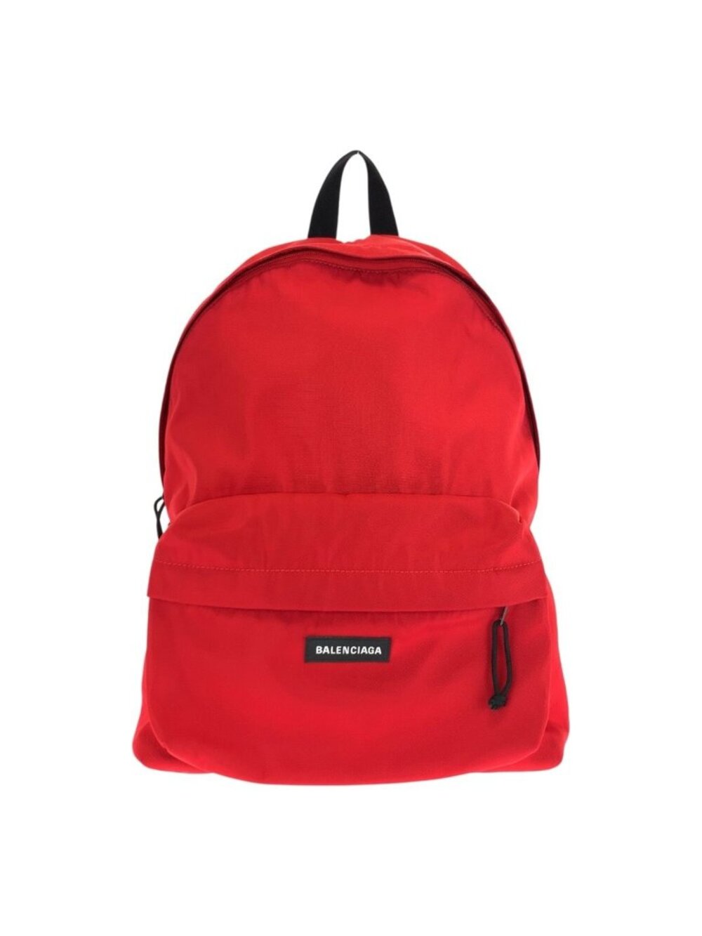 Balenciaga Explorer Red Black Canvas Backpack